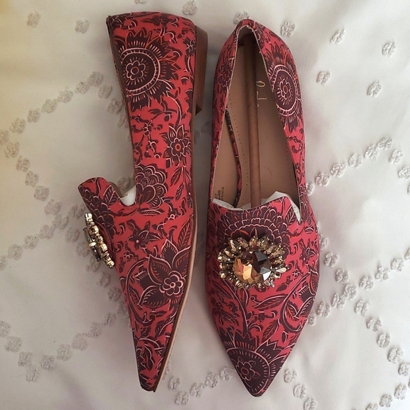 Brand New Boden Jeweled Loafers in pink size 40. 9.5 US - Picture 6 of 6